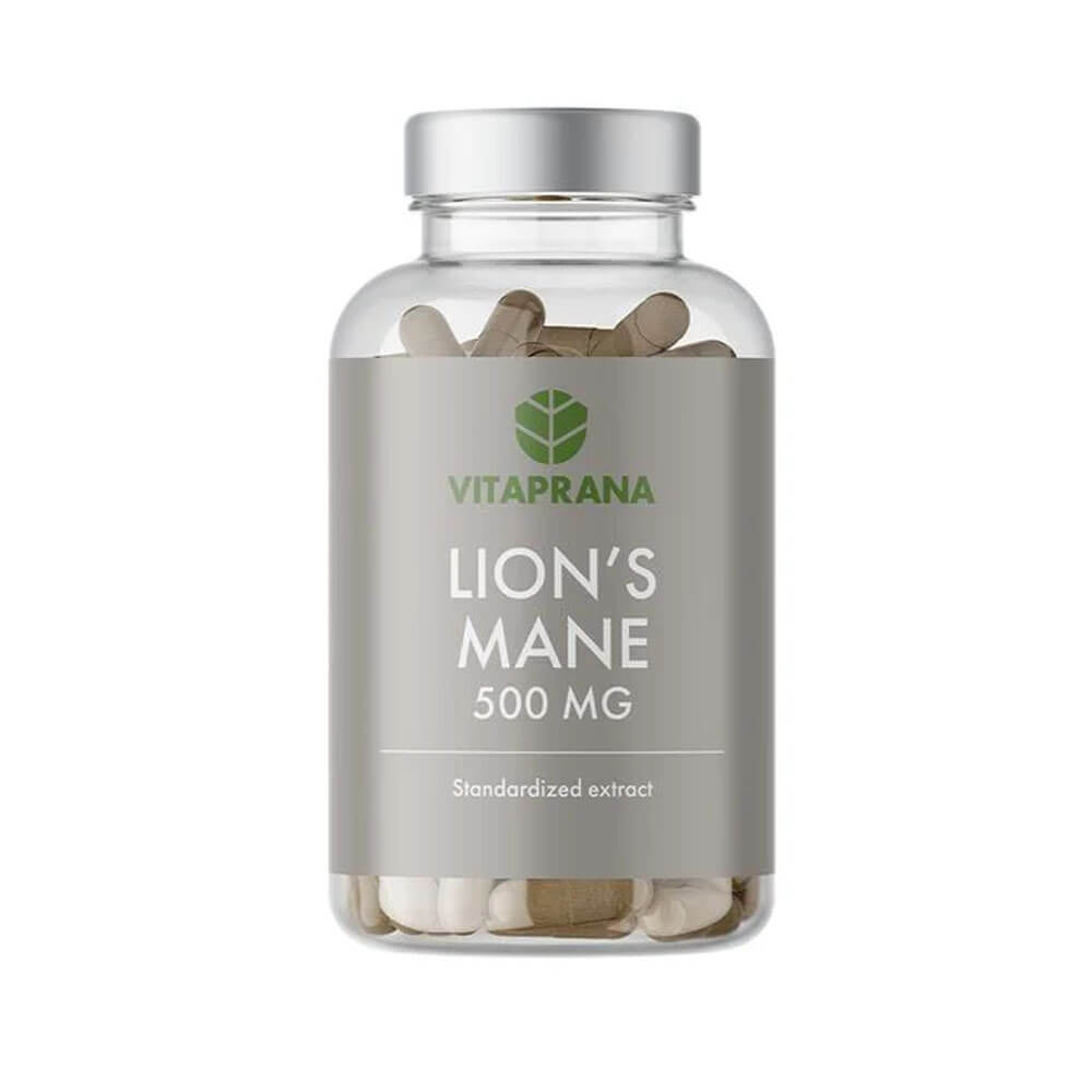 Vitaprana Lion´s Mane, 500 mg, 100 caps i gruppen Kosttilskud & Fødevarer / Sundhedskost / Antioxidanter hos Tillskottsbolaget (VITAPRANA68734)