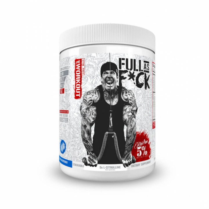 5% Nutrition Full As F*ck Legandary Series, 350 g (Blue Raspberry) i gruppen Kosttilskud & Fødevarer / Præstationsforbedringer / Pump hos Tillskottsbolaget (FIVE6800BRBR)